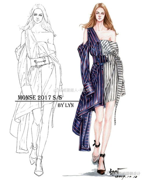 80张服装效果图线稿 从基础技巧到创意表达